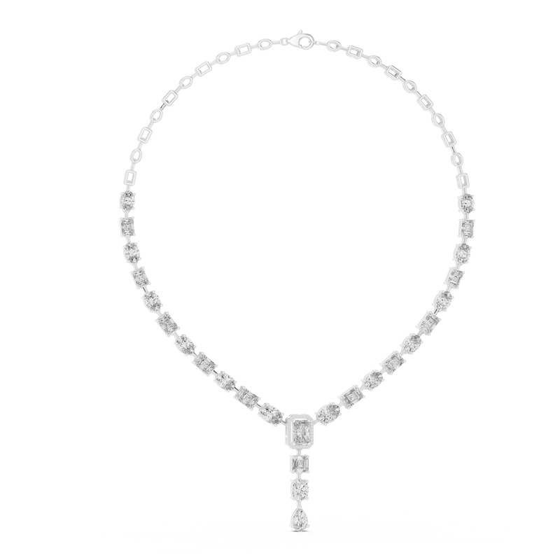 Necklace GNK-0021@7 - White Gold - Image