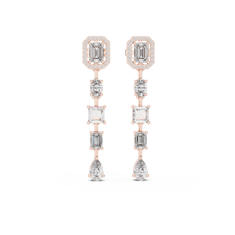 Earring GNK-0022@7 - Rose Gold - Image
