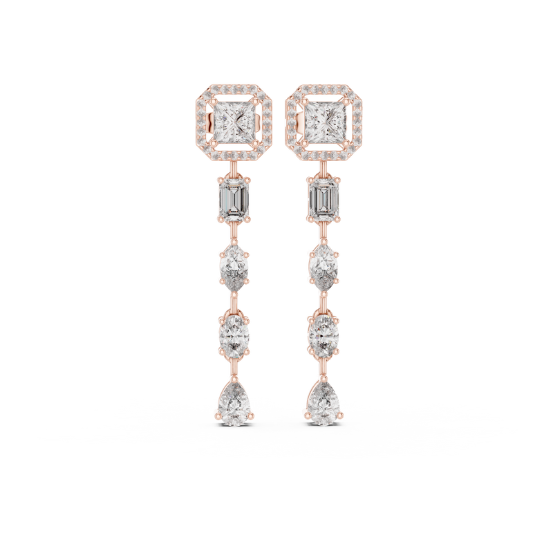 Earring GNK-0024@7 - Rose Gold - Image