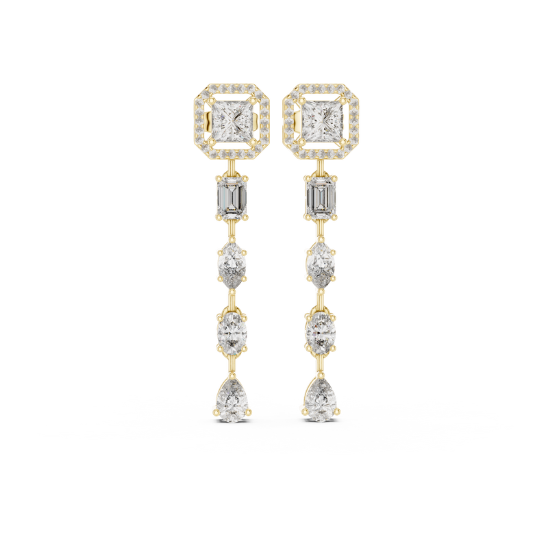 Earring GNK-0024@7 - Yellow Gold - Image