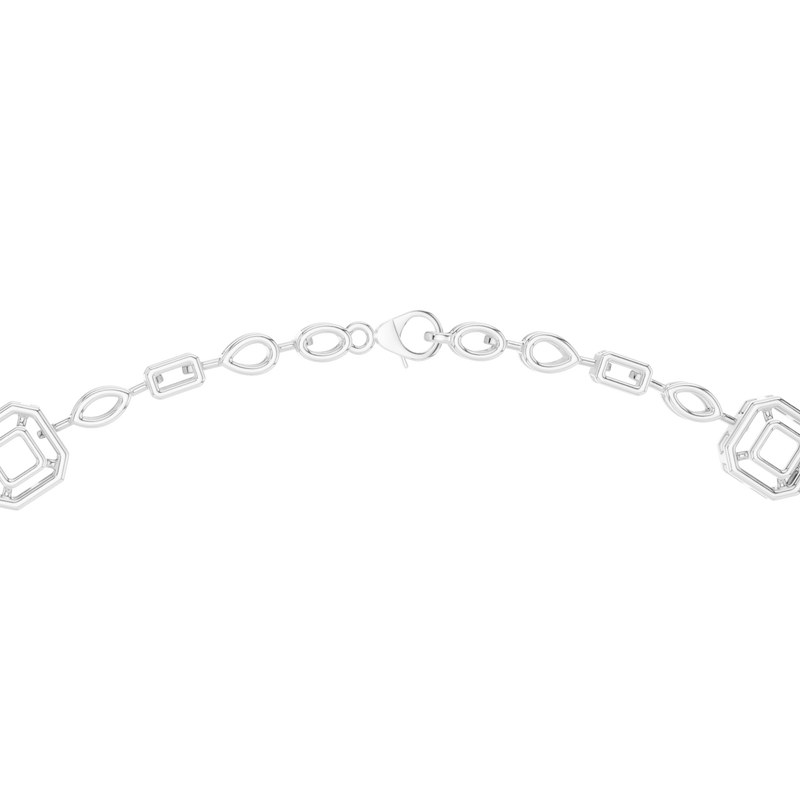 Necklace GNK-0025@7 - White Gold - Image