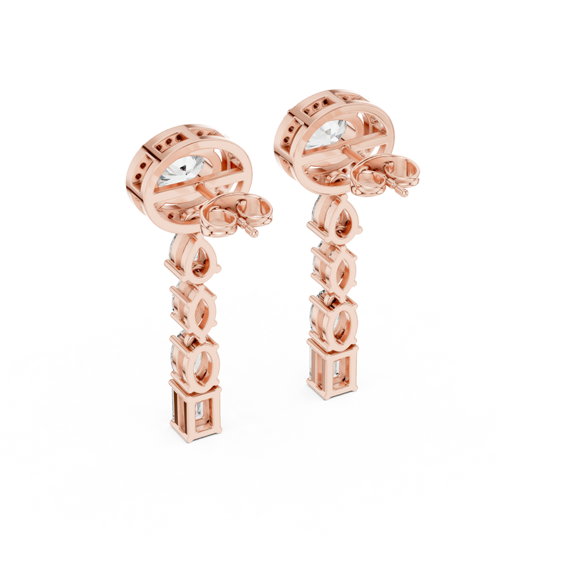 Earring GNK-0026@7 - Rose Gold - Image