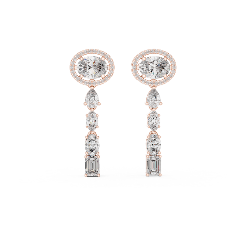Earring GNK-0026@7 - Rose Gold - Image
