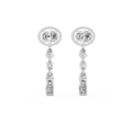 Earring GNK-0026@7 - White Gold - Image