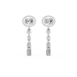 Earring GNK-0026@7 - White Gold - Image