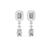 Earring GNK-0028@7 - White Gold - Image