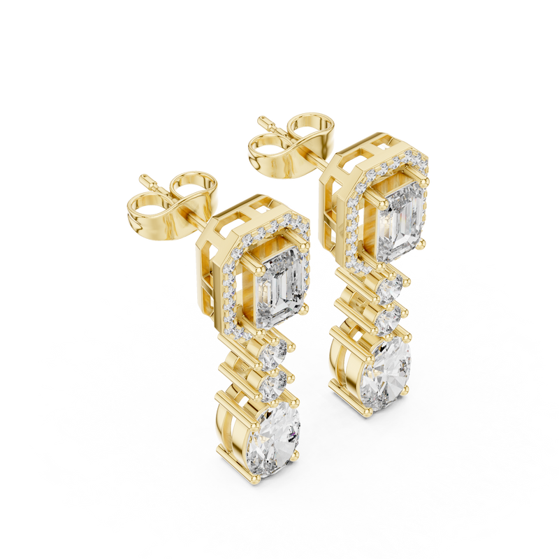 Earring GNK-0028@7 - Yellow Gold - Image