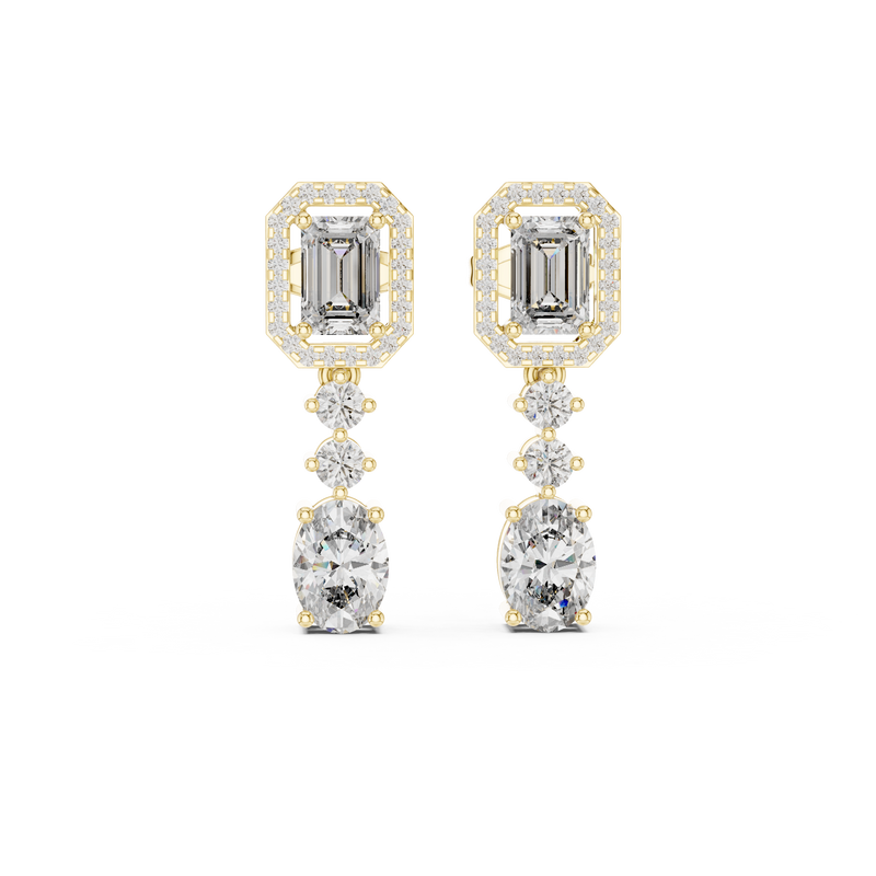 Earring GNK-0028@7 - Yellow Gold - Image