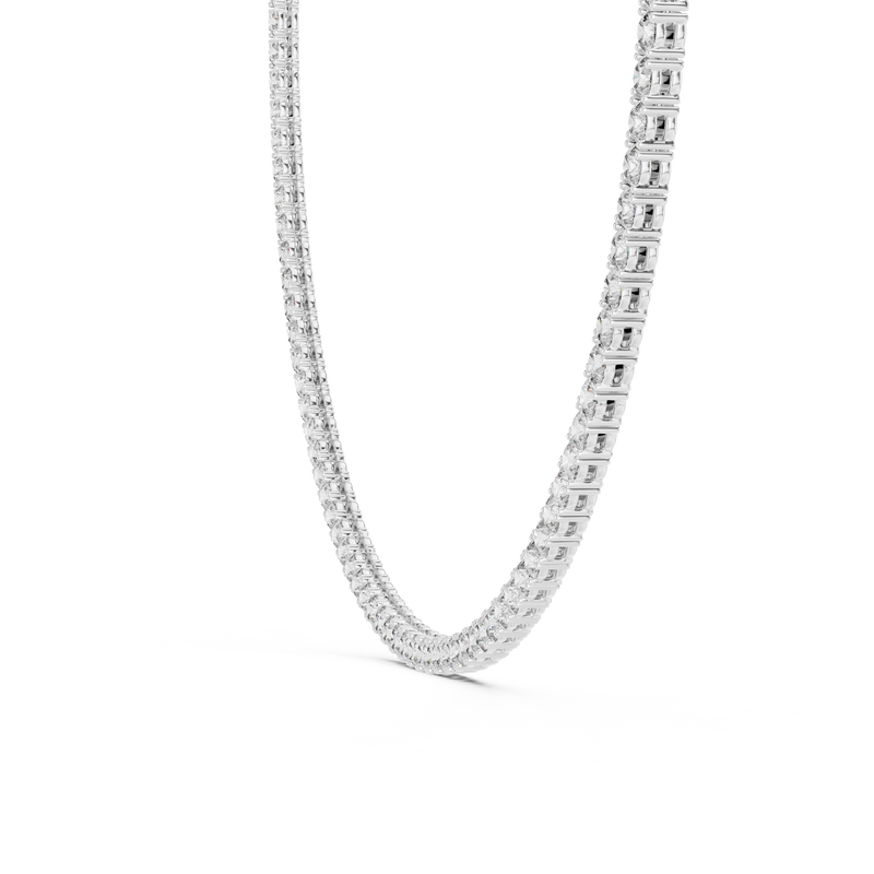 Necklace GNK-0043@7 - White Gold - Image