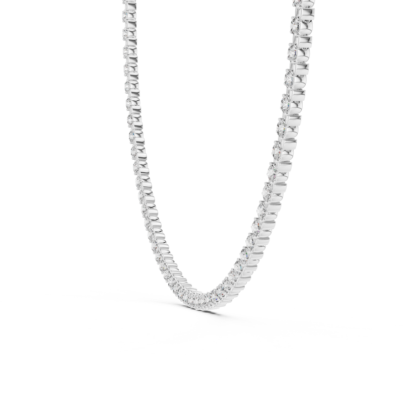 Necklace GNK-0045@7 - White Gold - Image