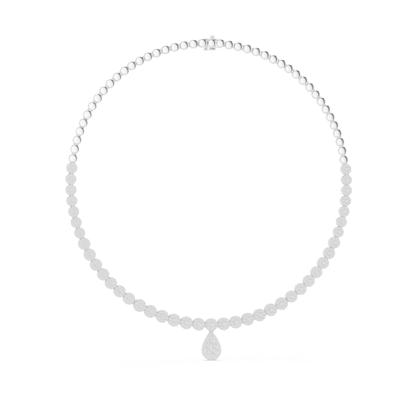 Necklace GNK-0048@7 - White Gold - Image