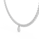 Necklace GNK-0048@7 - White Gold - Image