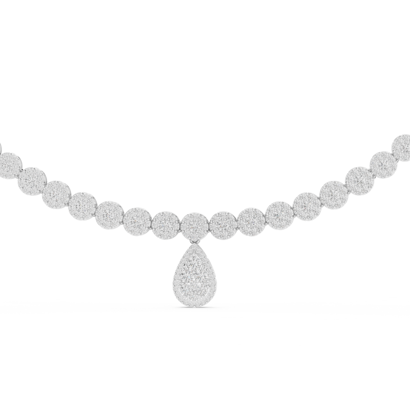 Necklace GNK-0048@7 - White Gold - Image