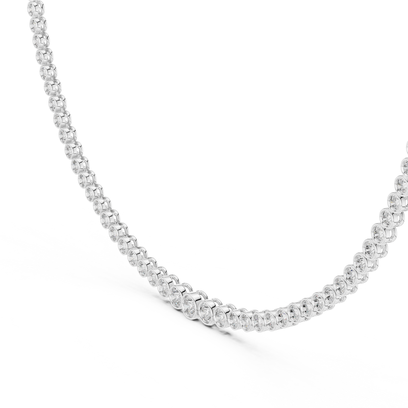 Necklace GNK-0049@7 - White Gold - Image