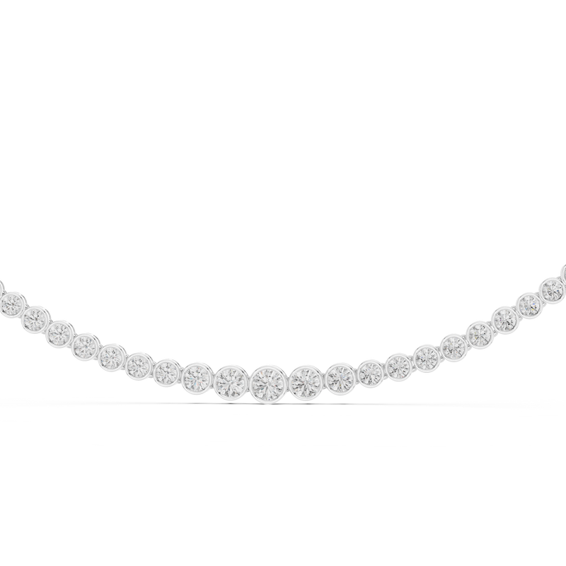 Necklace GNK-0049@7 - White Gold - Image