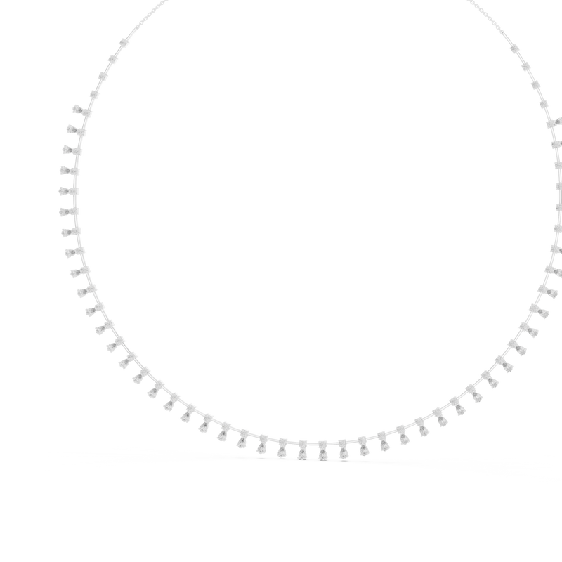 Necklace GNK-0052@7 - White Gold - Image