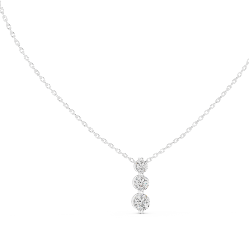 Pendant GPD-0004 - White Gold - Image