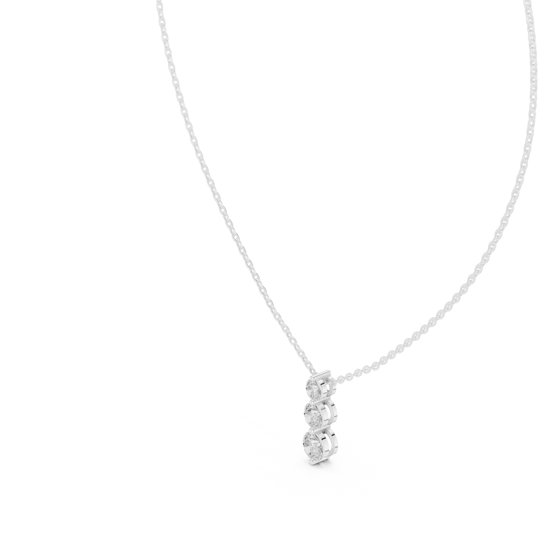 Pendant GPD-0004 - White Gold - Image