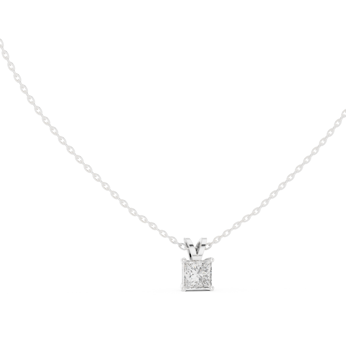 Pendant GPD-0006 - White Gold - Image