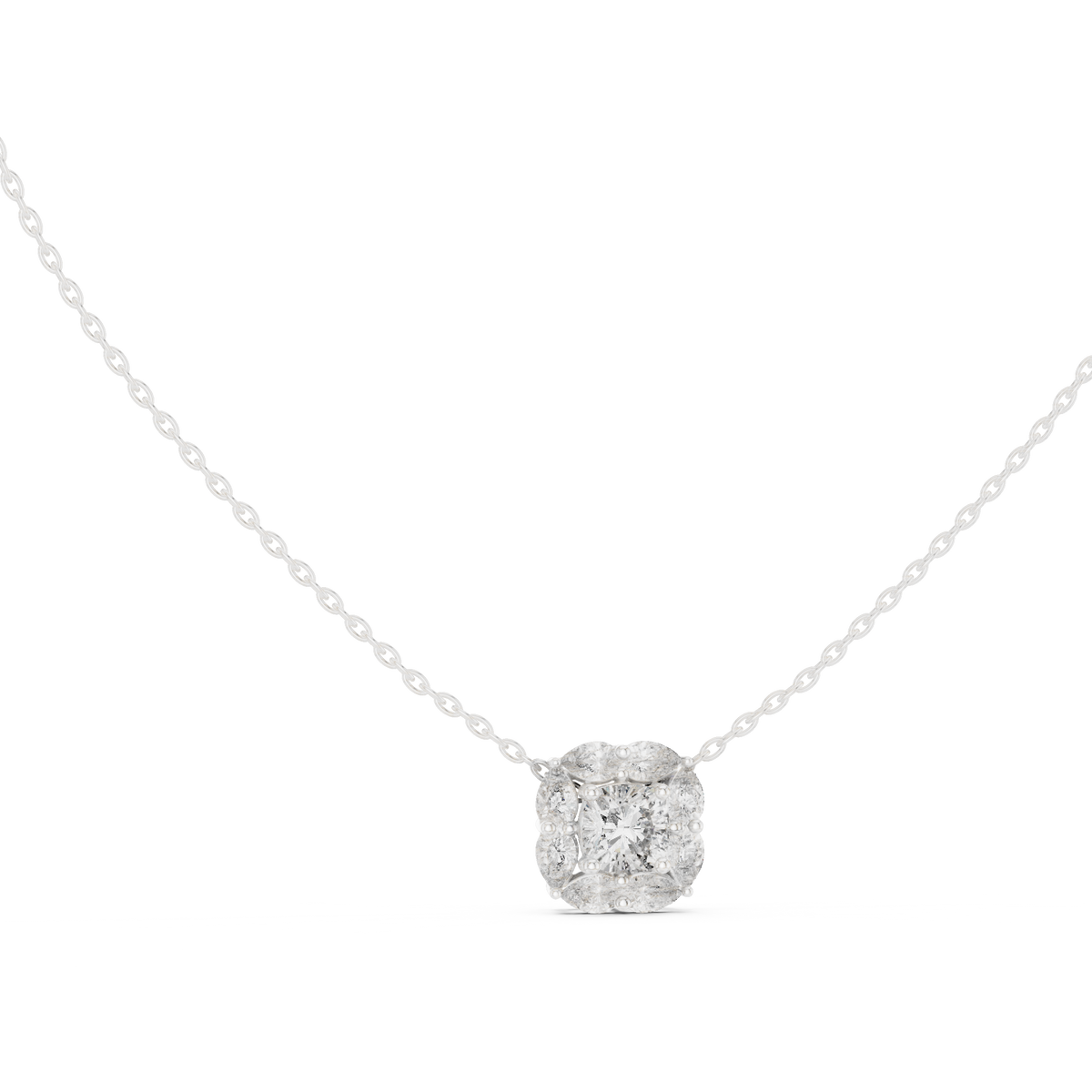 Pendant GPD-0009 - White Gold - Image