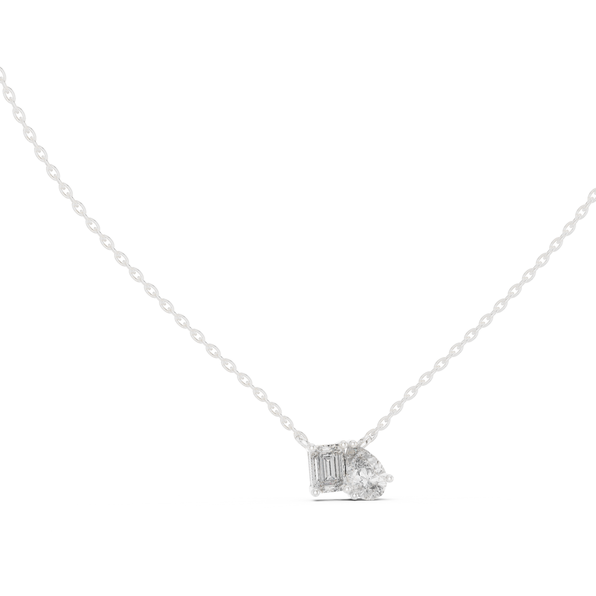 Pendant GPD-0011@7 - White Gold - Image