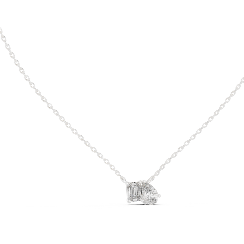 Pendant GPD-0011@7 - White Gold - Image