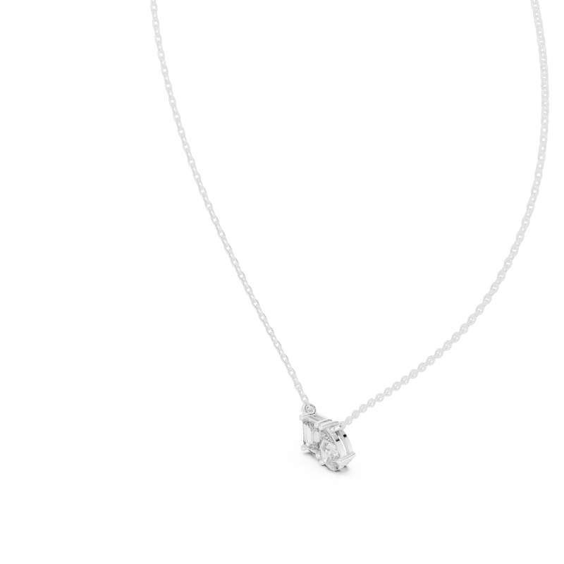 Pendant GPD-0011@7 - White Gold - Image