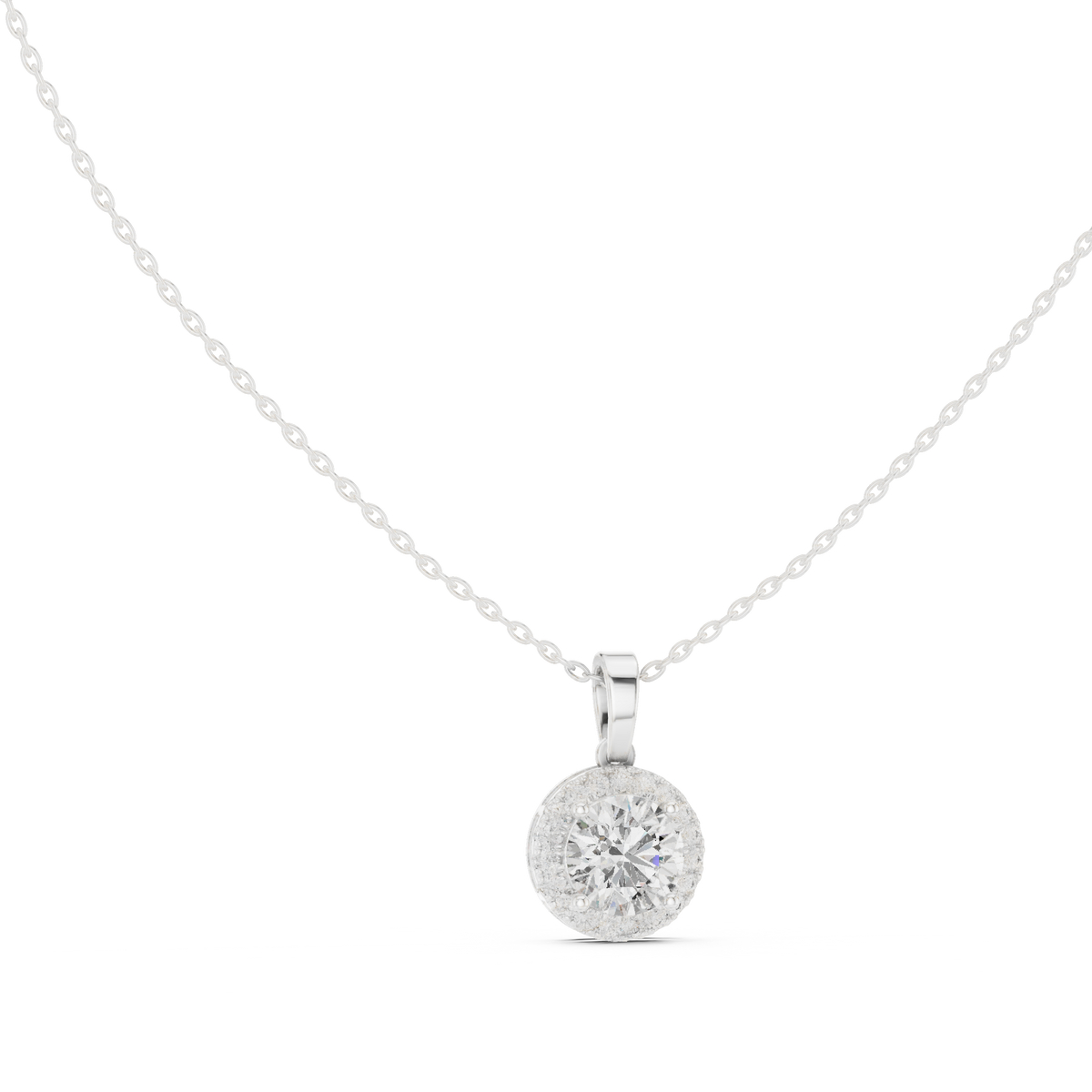 Pendant GPD-0012@7 - White Gold - Image