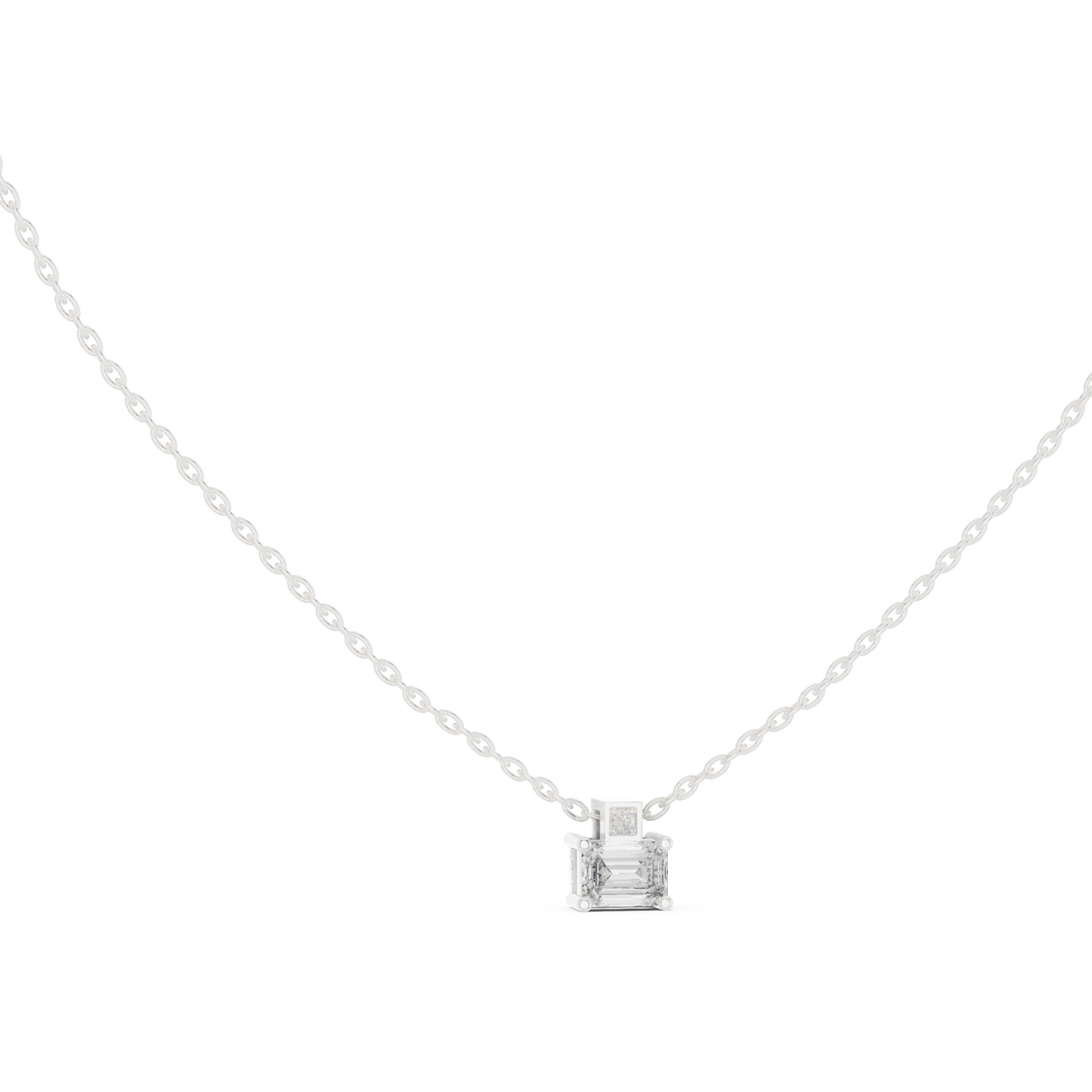 Pendant GPD-0013@7 - White Gold - Image