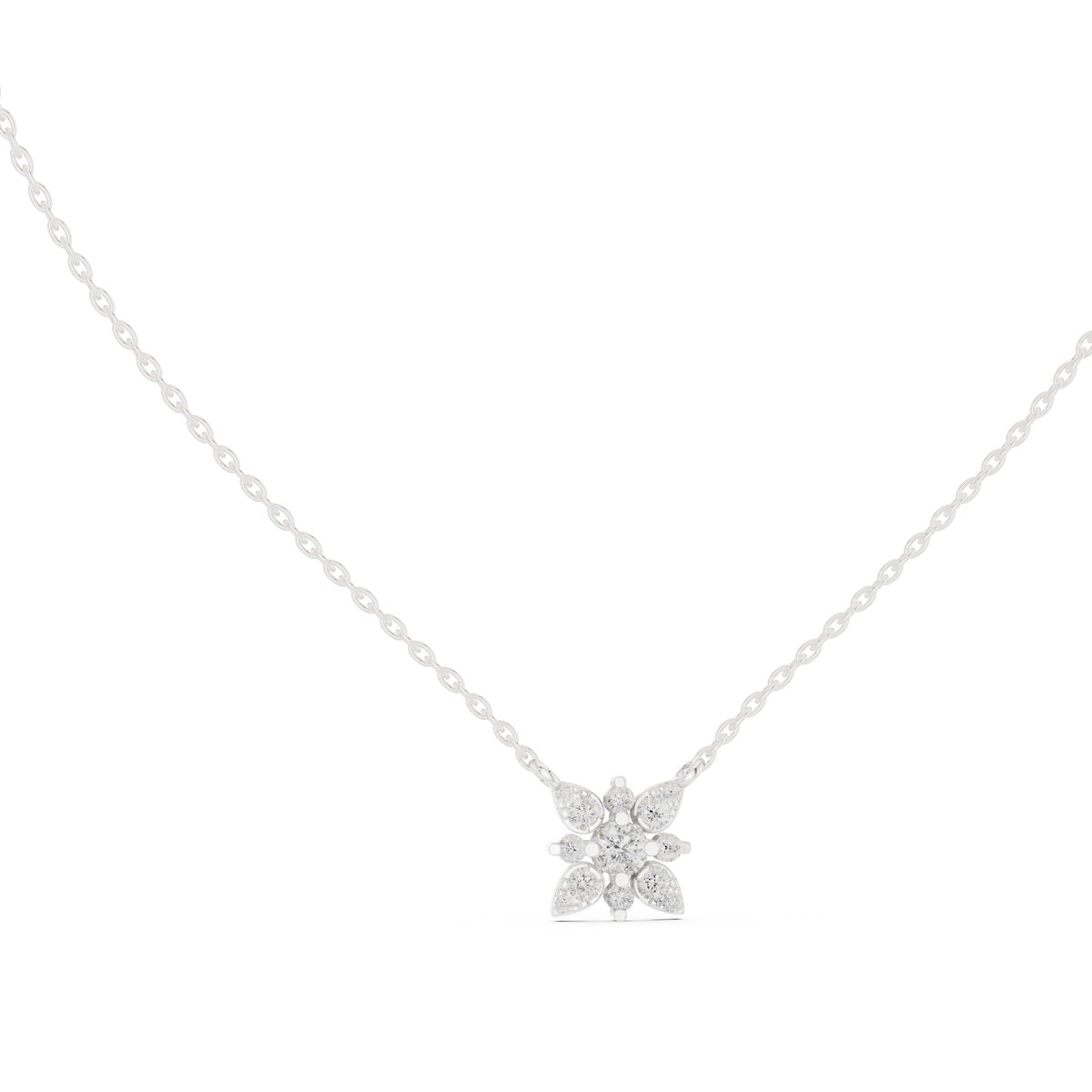 Pendant GPD-0015@7 - White Gold - Image