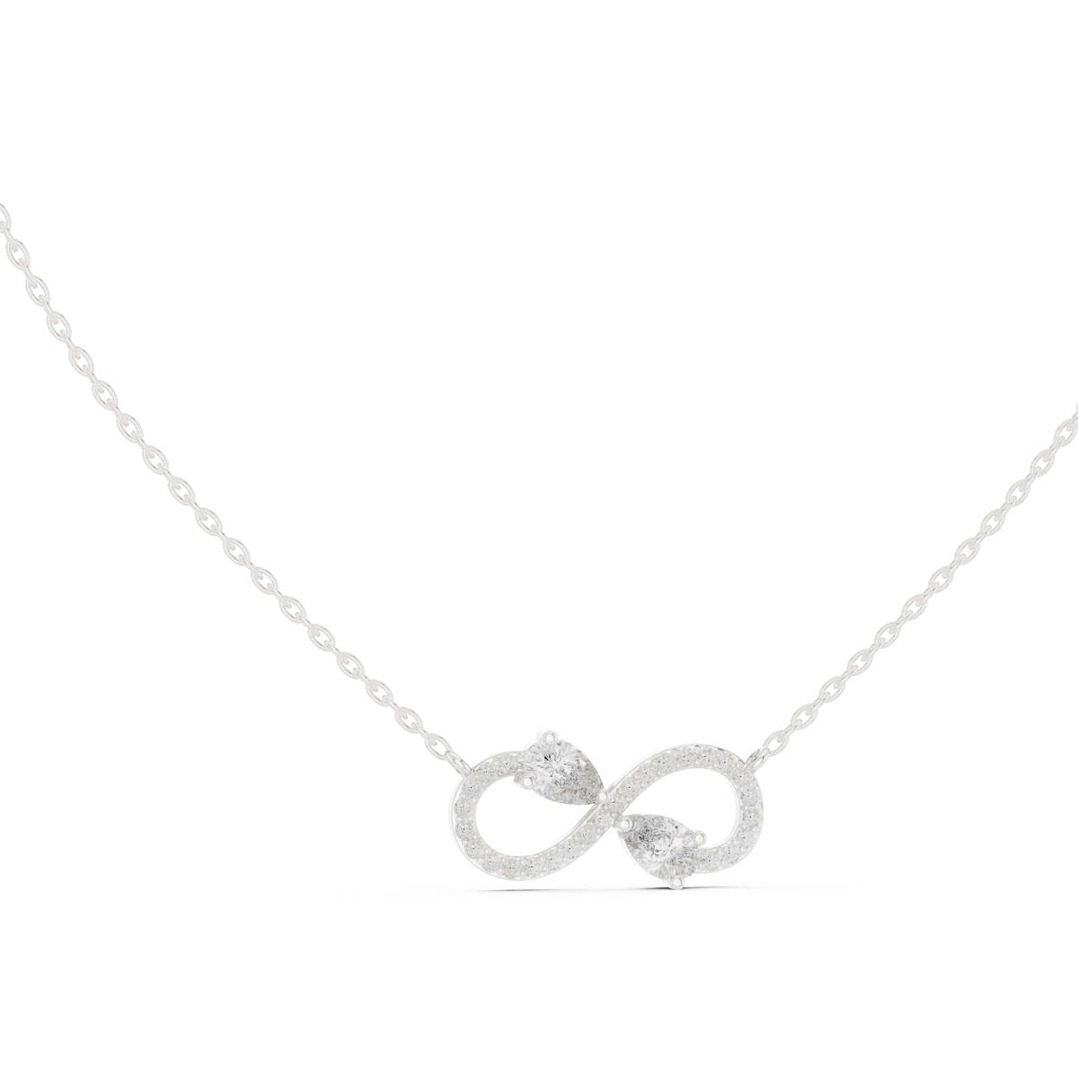 Pendant GPD-0016@7 - White Gold - Image