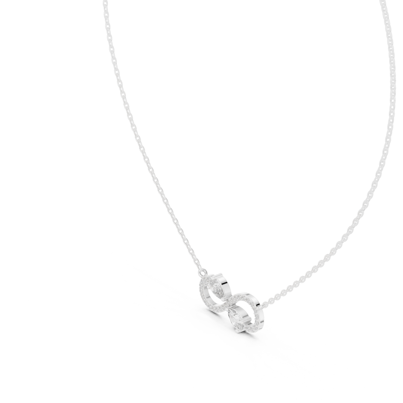 Pendant GPD-0016@7 - White Gold - Image