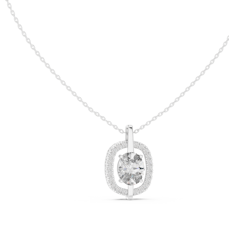 Pendant GPD-0017 - White Gold - Image