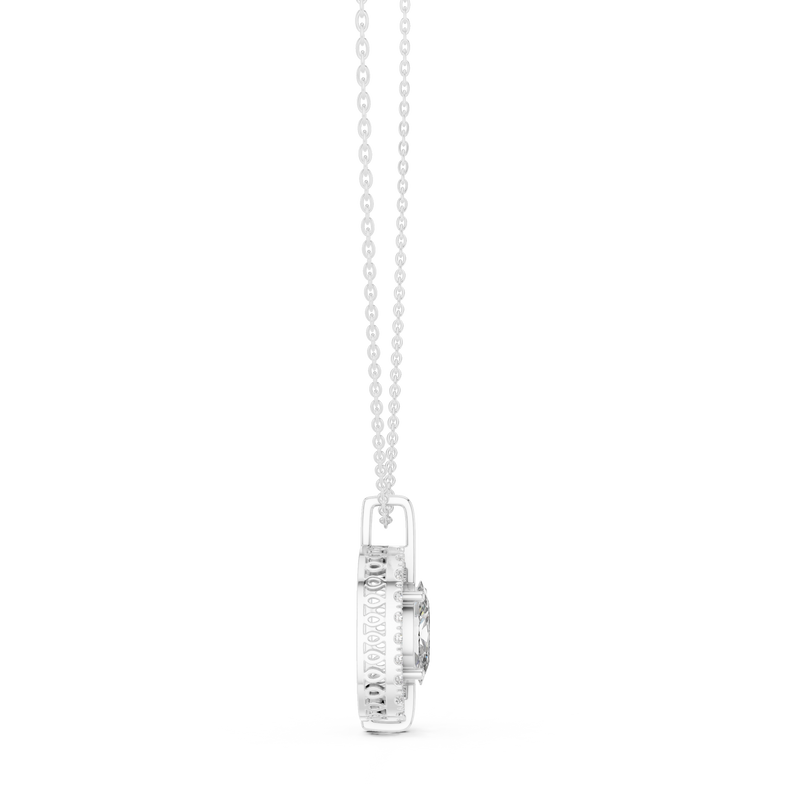 Pendant GPD-0017 - White Gold - Image