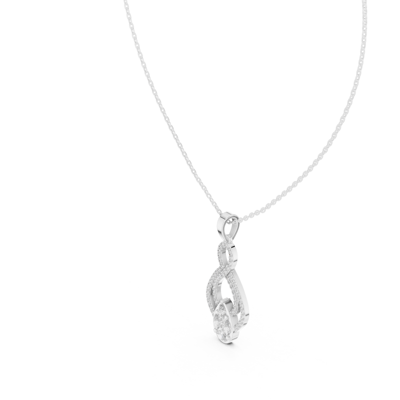 Pendant GPD-0018@7 - White Gold - Image