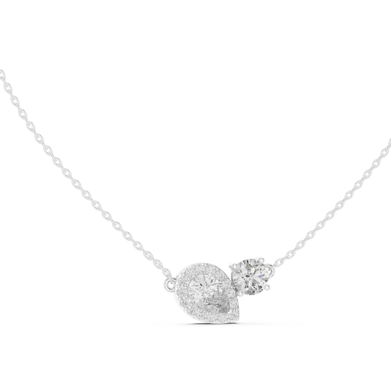 Pendant GPD-0019@7 - White Gold - Image