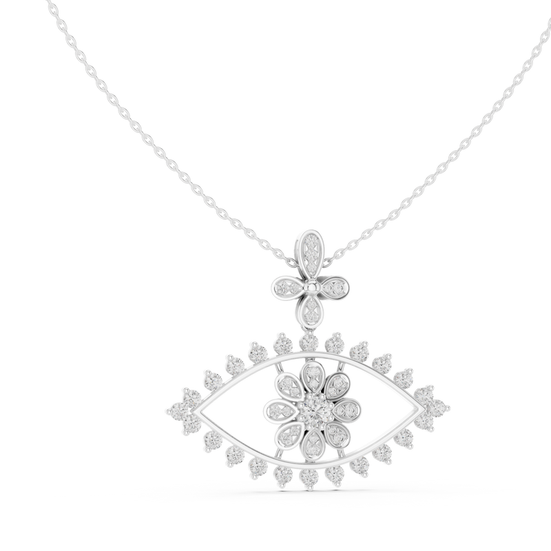 Pendant GPD-0020@7 - White Gold - Image