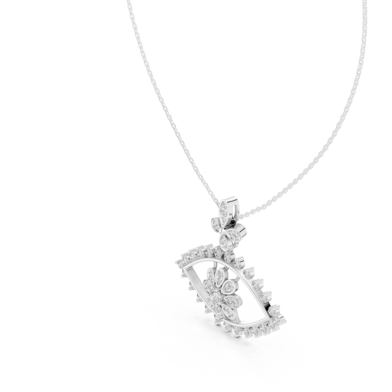 Pendant GPD-0020@7 - White Gold - Image
