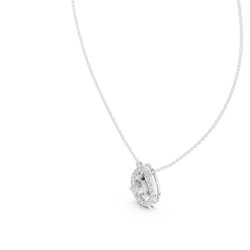 Pendant GPD-0021@7 - White Gold - Image