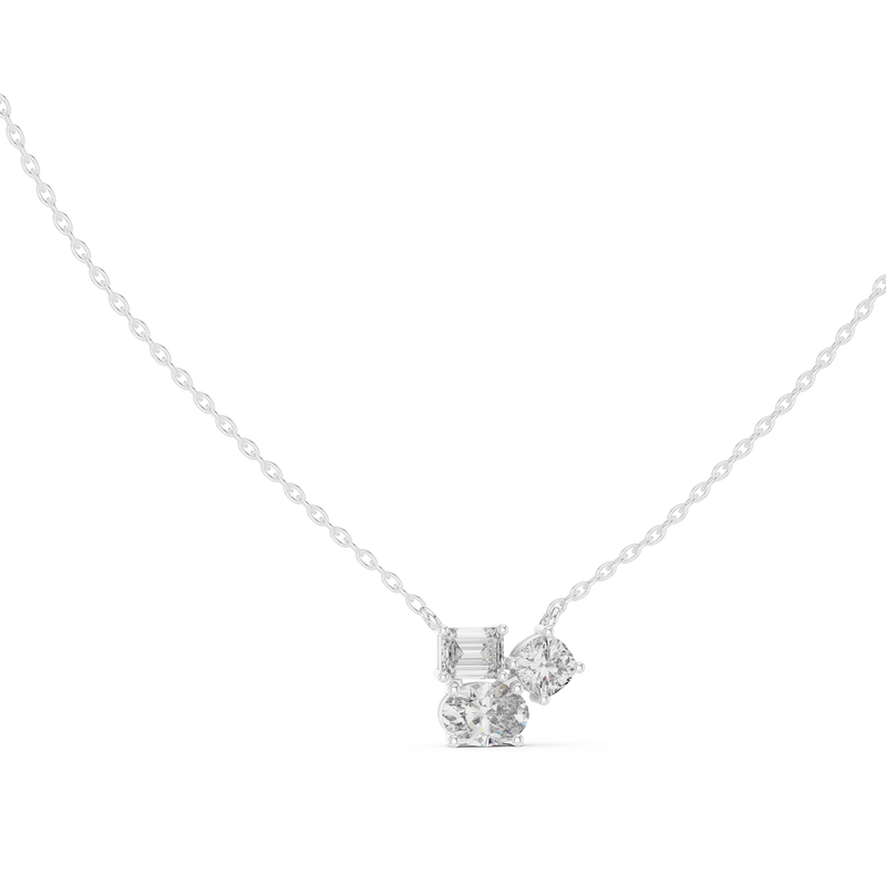 Pendant GPD-0022@7 - White Gold - Image