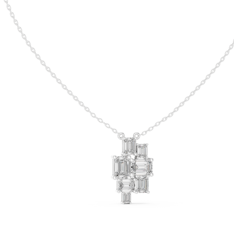 Pendant GPD-0023@7 - White Gold - Image