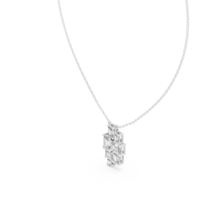 Pendant GPD-0023@7 - White Gold - Image