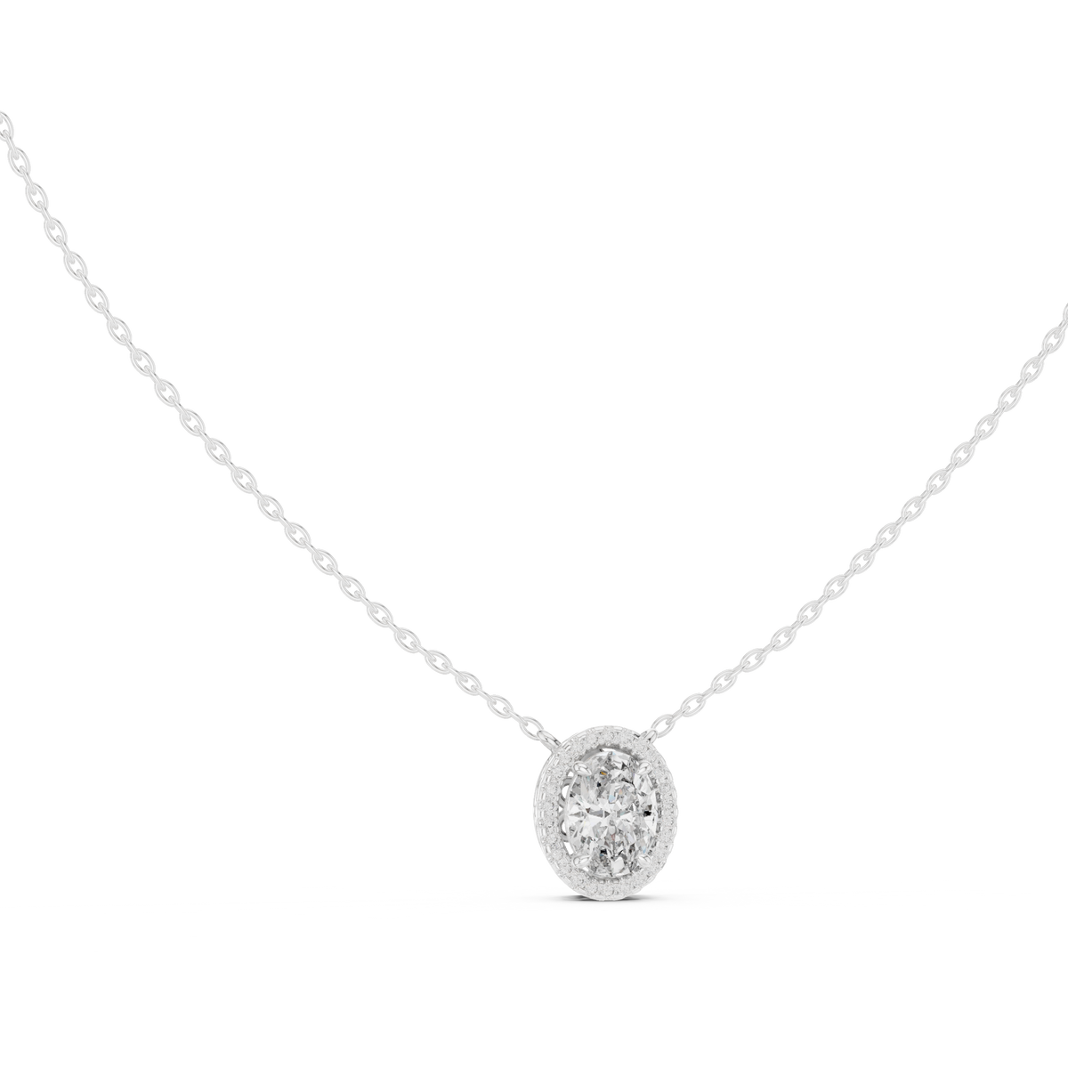 Pendant GPD-0027@7 - White Gold - Image