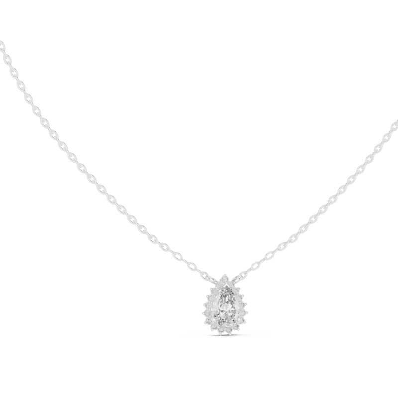 Pendant GPD-0028 - White Gold - Image