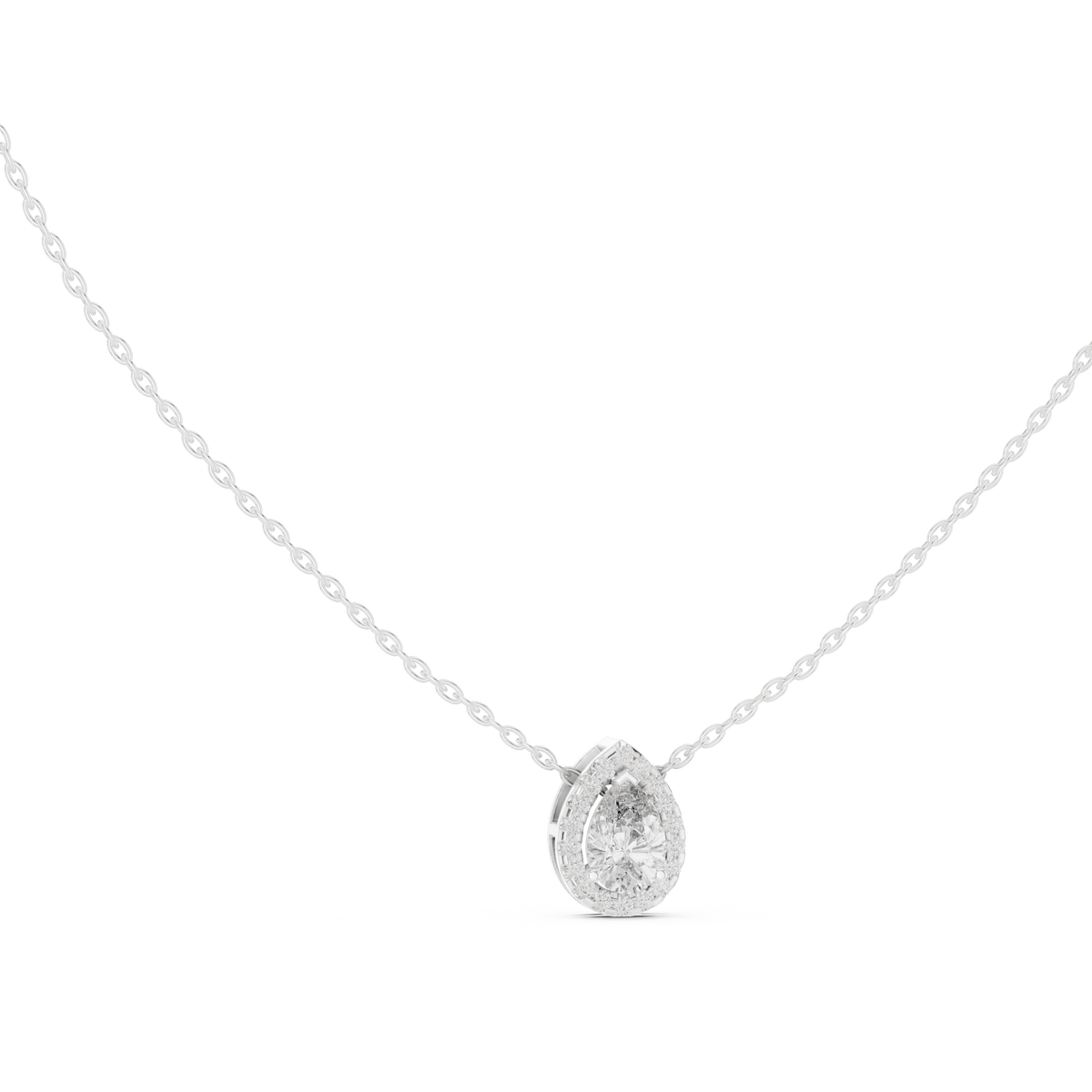 Pendant GPD-0029@7 - White Gold - Image