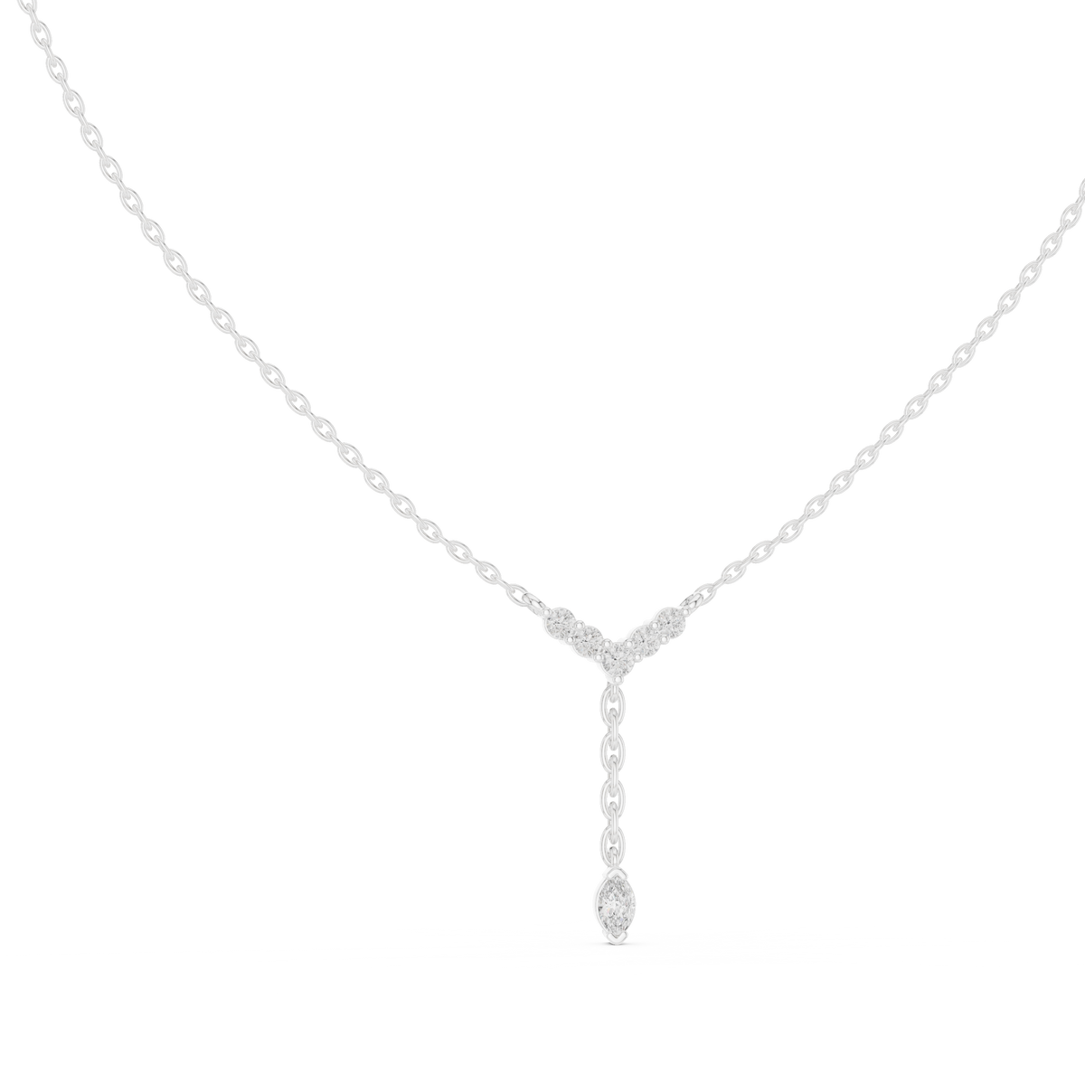 Pendant GPD-0032@7 - White Gold - Image