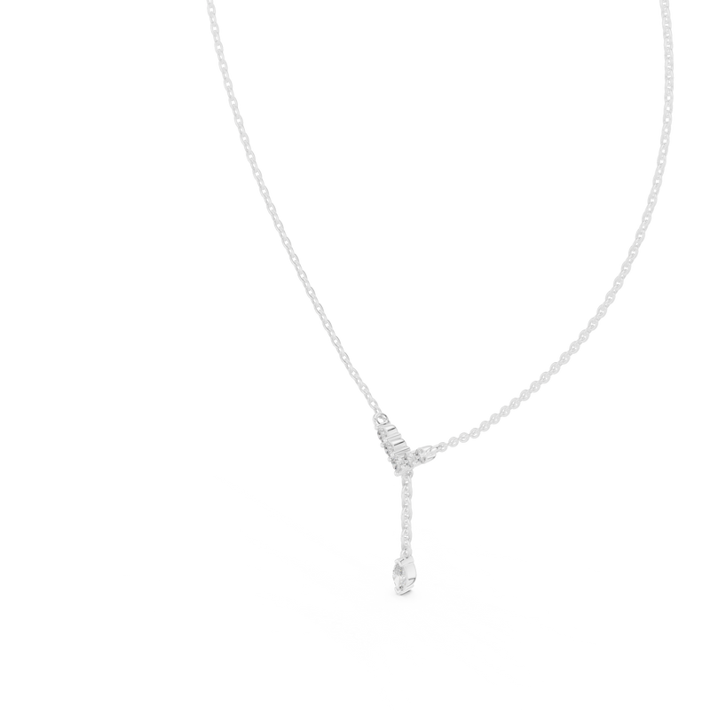 Pendant GPD-0032@7 - White Gold - Image