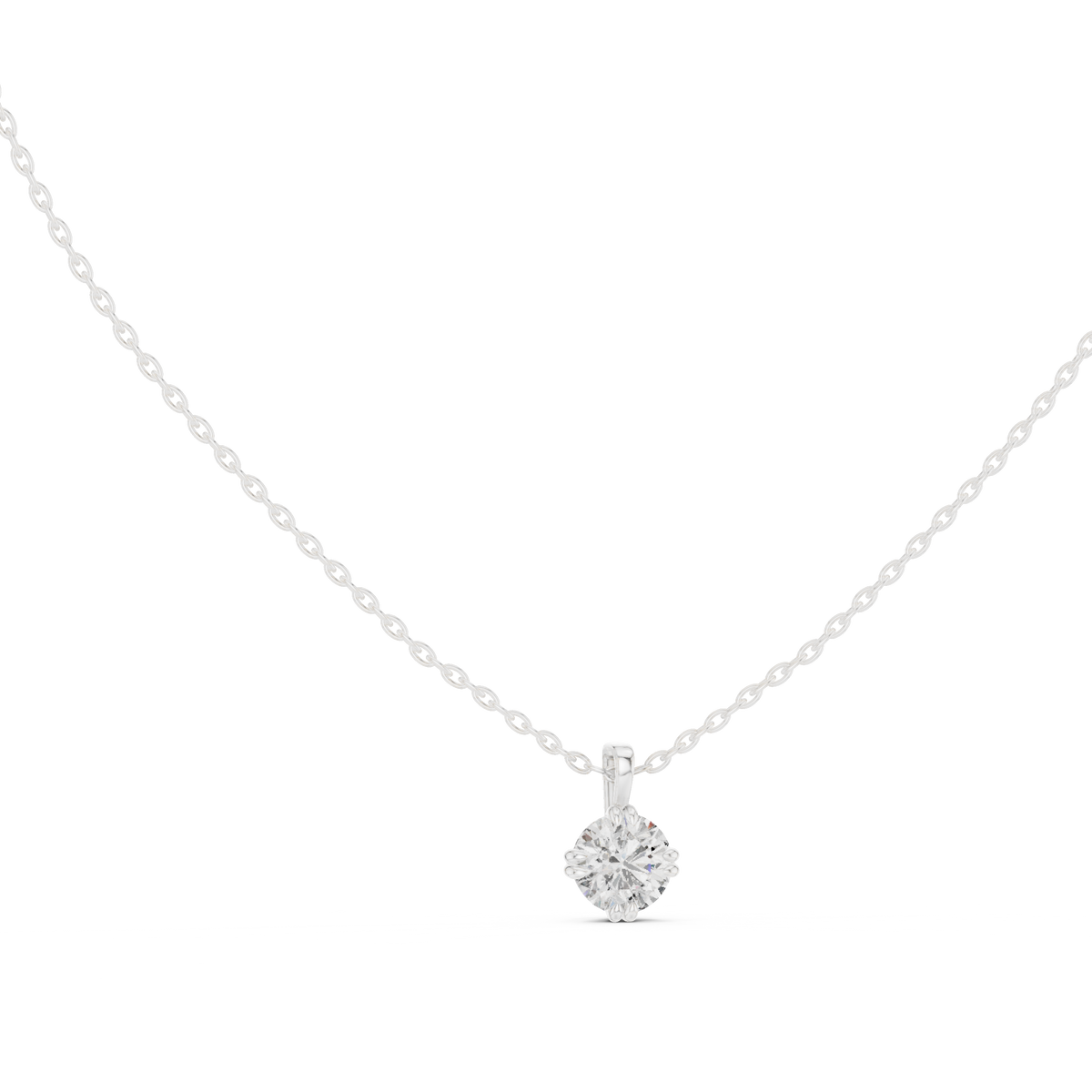 Pendant GPD-0036@7 - White Gold - Image