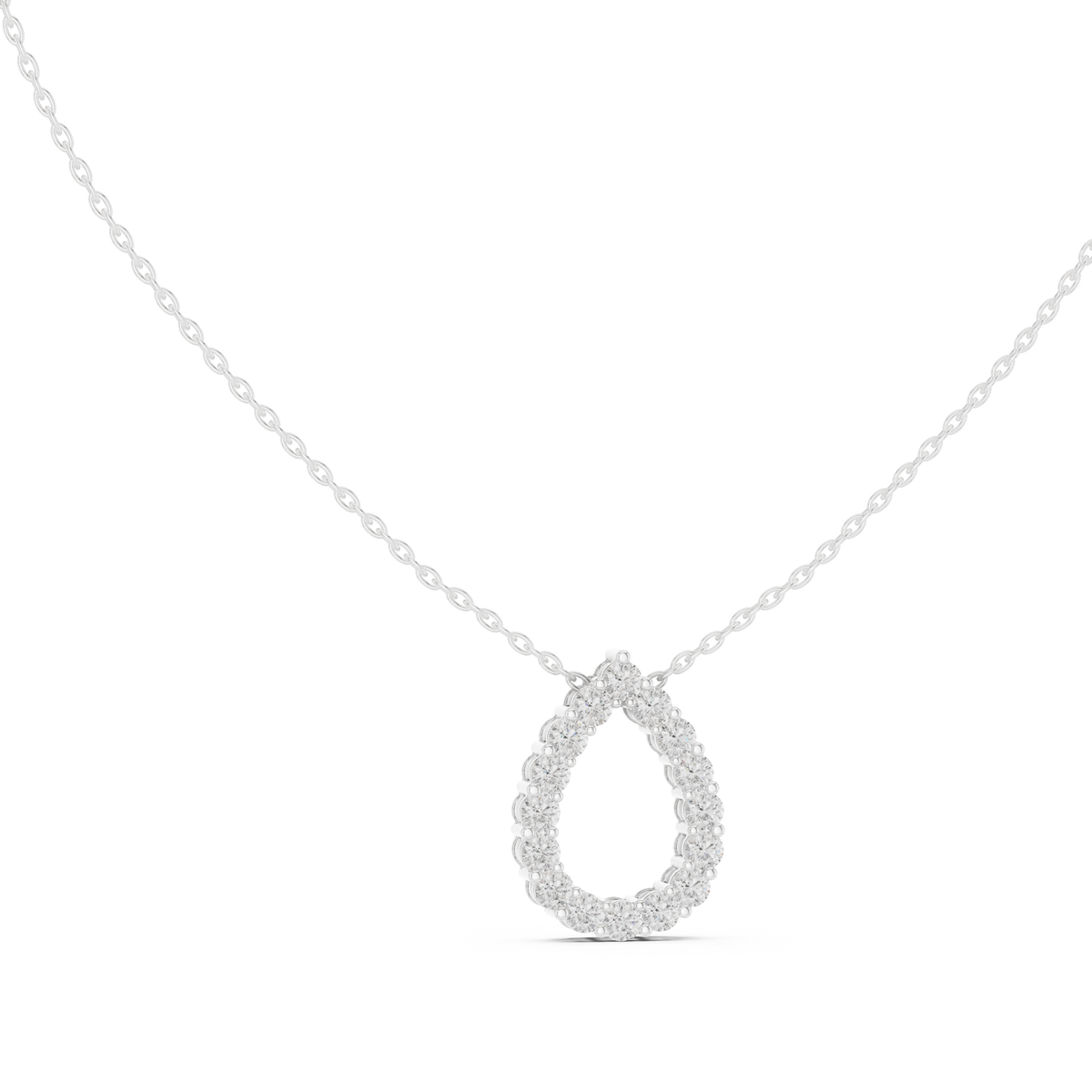 Pendant GPD-0069@7 - White Gold - Image