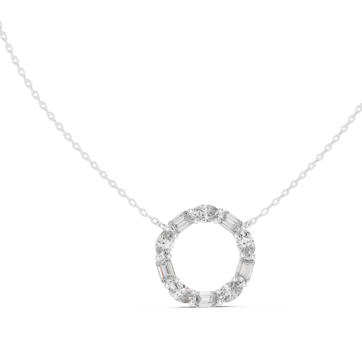 Pendant GPD-0074@7 - White Gold - Image